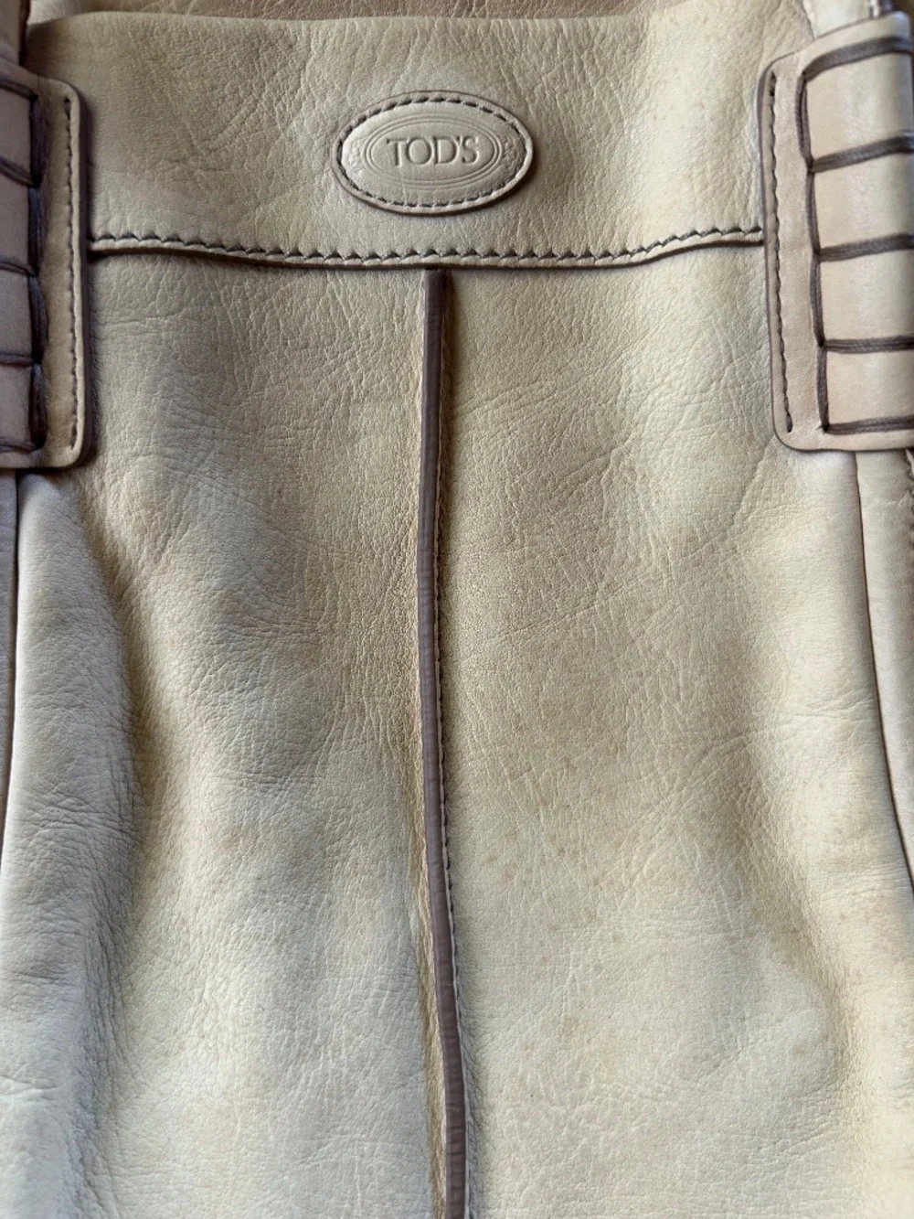 Vintage Tod's D-Styling (or D-Bag) Medium Leather Tote